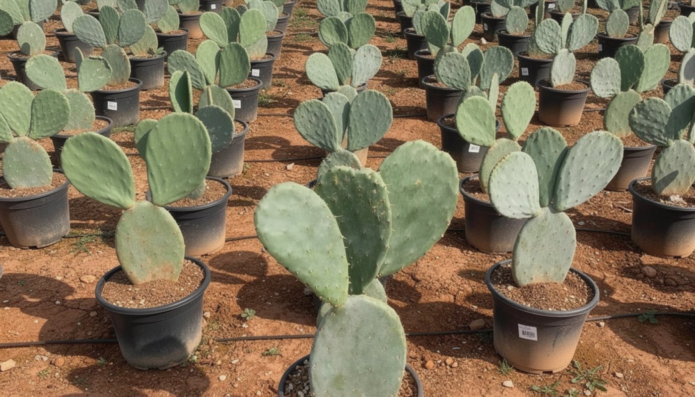 Opuntia ficus-indica, Baumschule