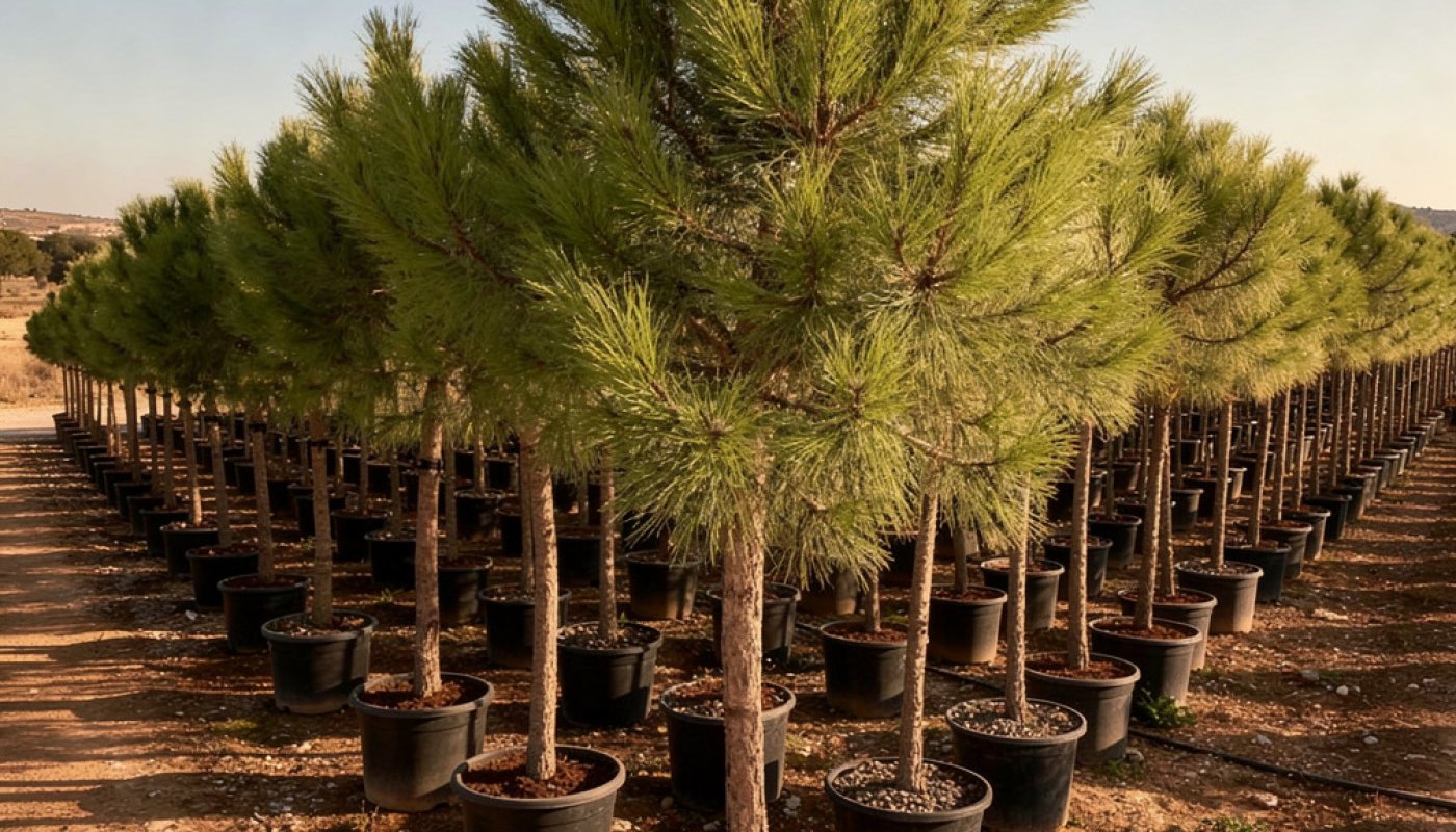 Pinus pinea, Nursery